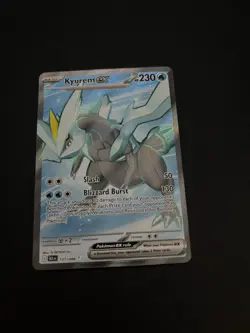 Kyurem Ex Full Art 157/086 Tcg Pokemon Black Bolt Pokemon Card Trading Card TCG - Image 1