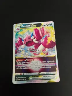Pokemon Card Drapion VSTAR 119/196 Lost Origin Holo Rare Trading Card TCG - Image 2