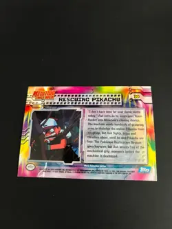 Topps Rescuing Pikachu Holo 30 Mewtwo Strikes Back Pokemon Card Trading Card - Image 3