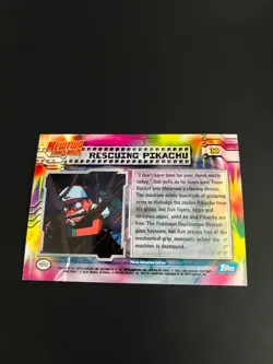 Topps Rescuing Pikachu Holo 30 Mewtwo Strikes Back Pokemon Card Trading Card - Image 4