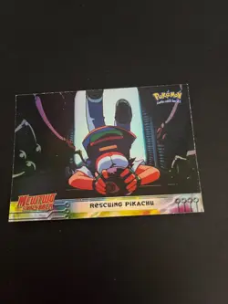 Topps Rescuing Pikachu Holo 30 Mewtwo Strikes Back Pokemon Card Trading Card - Image 2