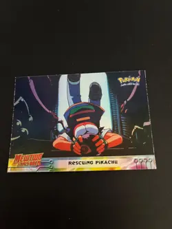 Topps Rescuing Pikachu Holo 30 Mewtwo Strikes Back Pokemon Card Trading Card - Image 1