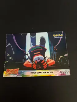 Topps Rescuing Pikachu Holo 30 Mewtwo Strikes Back Pokemon Card Trading Card - Image 2