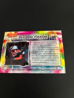Topps Rescuing Pikachu Holo 30 Mewtwo Strikes Back Pokemon Card Trading Card - Image 3