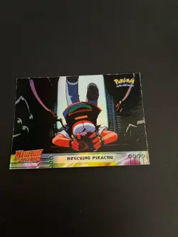 Topps Rescuing Pikachu Holo 30 Mewtwo Strikes Back Pokemon Card Trading Card - Image 1