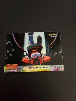 Topps Rescuing Pikachu Holo 30 Mewtwo Strikes Back Pokemon Card Trading Card - Image 2