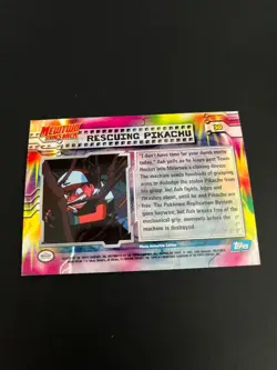Topps Rescuing Pikachu Holo 30 Mewtwo Strikes Back Pokemon Card Trading Card - Image 4