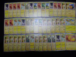 Pokemon Card Non Holo Shining Pikachu Lot Of 46 SET 023/071 025/165 etc #4533 - Image 1
