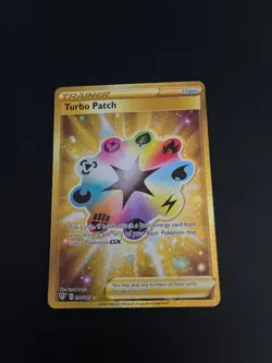 Pokemon Card Turbo Patch 200/189 Secret Rare Darkness Ablaze Trading Card - Image 1