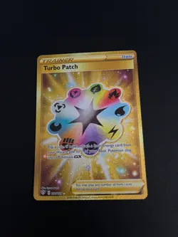 Pokemon Card Turbo Patch 200/189 Secret Rare Darkness Ablaze Trading Card - Image 2
