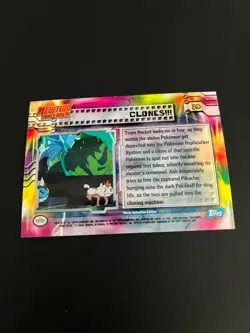 Topps Clones Holo 29 Mewtwo Strikes Back Pokemon Card Trading Card TCG - Image 4