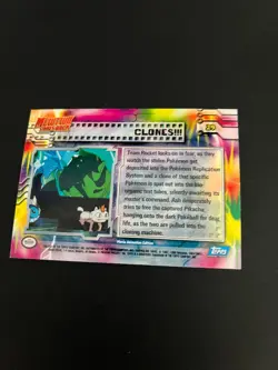 Topps Clones Holo 29 Mewtwo Strikes Back Pokemon Card Trading Card TCG - Image 3