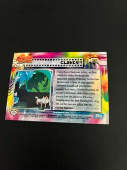 Topps Clones Holo 29 Mewtwo Strikes Back Pokemon Card Trading Card TCG - Image 4