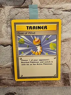 Gust of Wind 093/102 Base Set Regular Pokemon card - Image 1