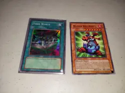 Yu-Gi-Oh TCG TOON WORLD & Manga Ryu-Ran 2 card lot - Image 1