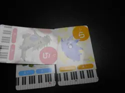 Pokemon Music Musical Note Card x3 Tyranitar Pupitar Larvitar Evolutions #3726 - Image 3