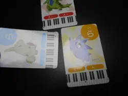 Pokemon Music Musical Note Card x3 Tyranitar Pupitar Larvitar Evolutions #3726 - Image 4