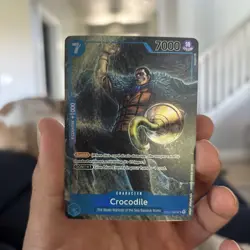 One Piece Card Game Crocodile OP01-067 Super Rare Alternate Art English Edition - Image 1
