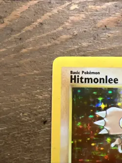 Hitmonlee 7/62 1st Edition Fossil Holo Rare Pokemon Card 1999. NM- - Image 4