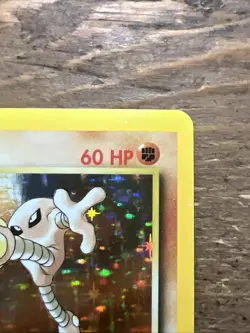 Hitmonlee 7/62 1st Edition Fossil Holo Rare Pokemon Card 1999. NM- - Image 5