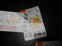 Pokemon Music Musical Note Card 2015 x3 Pikachu Pichu Raichu #2607 - Image 3