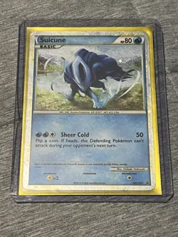 Pokemon HeartGold&SoulSilver Rare Black Star Holo Promo Card #HGSS21 Suicune - Image 1