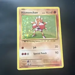 Pokemon TCG Hitmonchan XY Evolutions Holo Rare Card 62/108 Near Mint Condition - Image 1