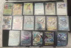 Pokemon TCG Card Bundle From Various Sets V VStar EX Full Art 17 Cards Total - Image 1