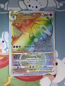 Hisuian Typhlosion VSTAR 193/189 Astral Radiance Secret Rare Pokemon TCG Card NM - Image 1