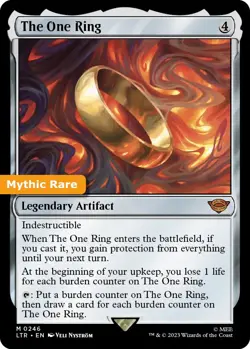 MTG The One Ring Lord of the Rings Mythic Rare Legendary Artifact NM - Image 1