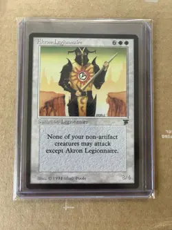 AKRON LEGIONNAIRE + REVERBERATION -Lot of 2 Cards - Legends - Vintage MTG (NM +) - Image 1