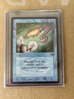 AKRON LEGIONNAIRE + REVERBERATION -Lot of 2 Cards - Legends - Vintage MTG (NM +) - Image 3