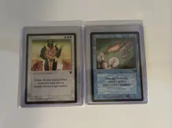 AKRON LEGIONNAIRE + REVERBERATION -Lot of 2 Cards - Legends - Vintage MTG (NM +) - Image 5