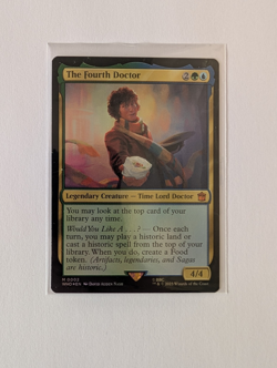 MTG The Fourth Doctor M Doctor Who Magic The Gathering Free Postage NM/M - Image 2