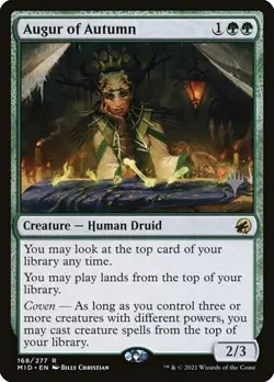 Augur of Autumn - Promo MID LP MTG - Image 1