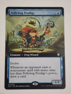 Pollywog Prodigy Extended Art LP x1 MTG Magic: the Gathering - Image 1