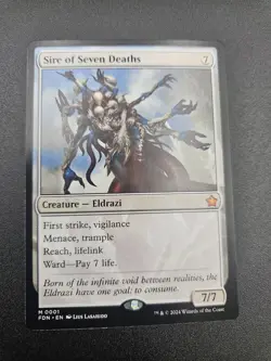 Sire of Seven Deaths Foundations 001 LP MTG Magic The Gathering - Image 1