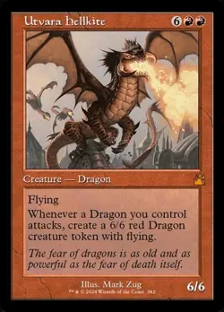 Utvara Hellkite - Retro Frame RVR LP MTG - Image 1