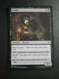 MTG Nothic #138 CL Battle for Baldur's Gate Combine Ship 1-10 $4.88 - Image 1