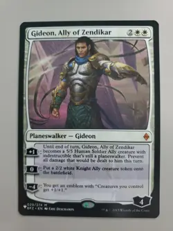 MTG Gideon, Ally of Zendikar The List Reprints Regular Mythic - Image 1