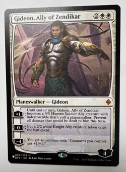 MTG Gideon, Ally of Zendikar The List Reprints Regular Mythic - Image 1