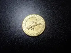 Pokemon Card Banpresto 1997 Promo Game Coin Gold Mewtwo #5395 - Image 5