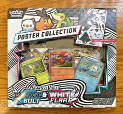 Pokemon TCG: Black Bolt & White Flare Unova Poster Collection Box! New, Sealed! - Image 1