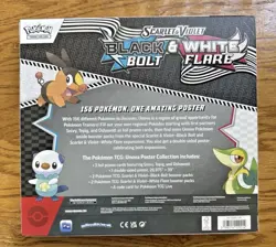 Pokemon TCG: Black Bolt & White Flare Unova Poster Collection Box! New, Sealed! - Image 2