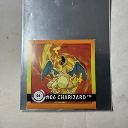 Pokemon 1999 Artbox Sticker Series 1 Charizard #06 - Image 1