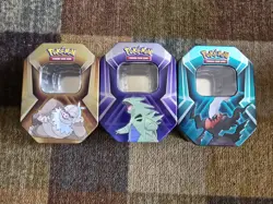(16) Pokemon TCG Salamence, Darkrai, Etc Empty Tins - Storage Display - Image 3