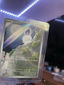 Pokemon TCG - Litwick - 101/086 - Illustration Rare - SV: White Flare - Image 1