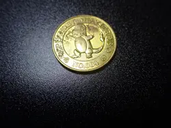 Pokemon Card Banpresto 1997 Promo Game Coin Gold Charmander #5393 - Image 4