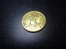 Pokemon Card Banpresto 1997 Promo Game Coin Gold Charmander #5393 - Image 5