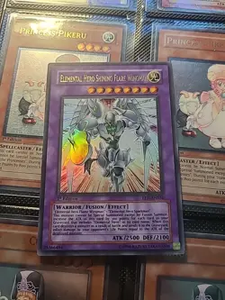 Yugioh - Elemental Hero Shining Flare Wingman EEN-EN036 Ultra Rare 1st Edition - Image 1